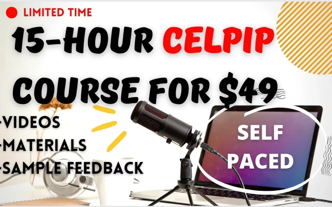 CELPIP 15 Hour Course. Now Highly Discounted!