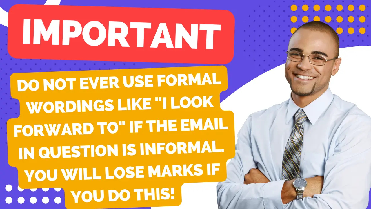Avoid this mistake students commonly make it CELPIP task 1 between informal and formal emails/letters.