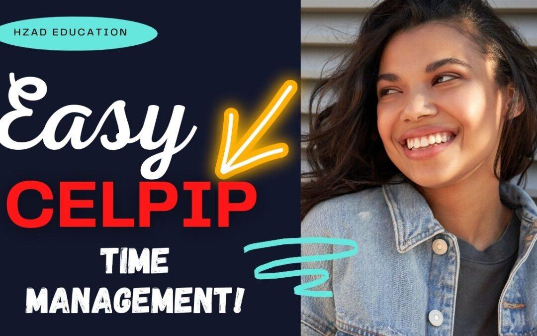 Time Management Tips: CELPIP