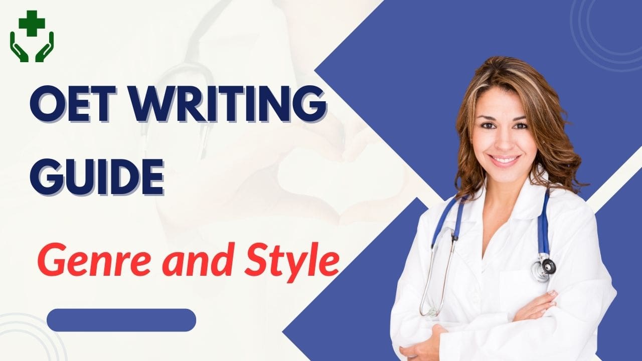 OET Writing Guide: Genre and Style- Genre and Style are the fourth criterion used to assess your Writing performance. Style. It examines whether your writing aligns with the reader's speciality and knowledge.