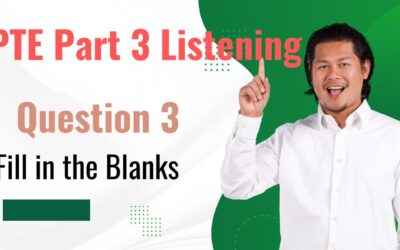 PTE Part 3: Listening Question 3