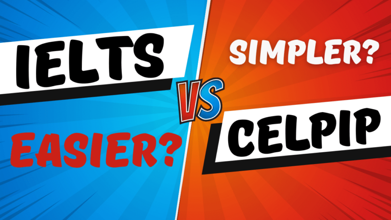 What distinguishes the reading, listening, writing, and speaking modules of the CELPIP from those of IELTS? What is simpler?
