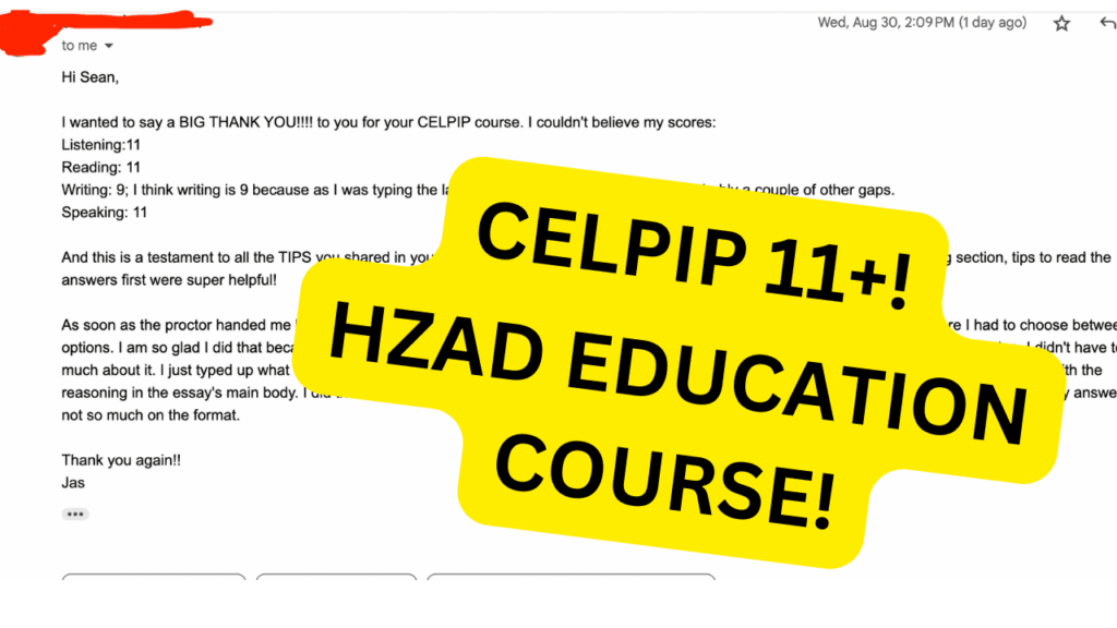 Email with overlaying yellow banner advertisement.