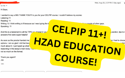 HZad Education’s CELPIP Course Reviews!