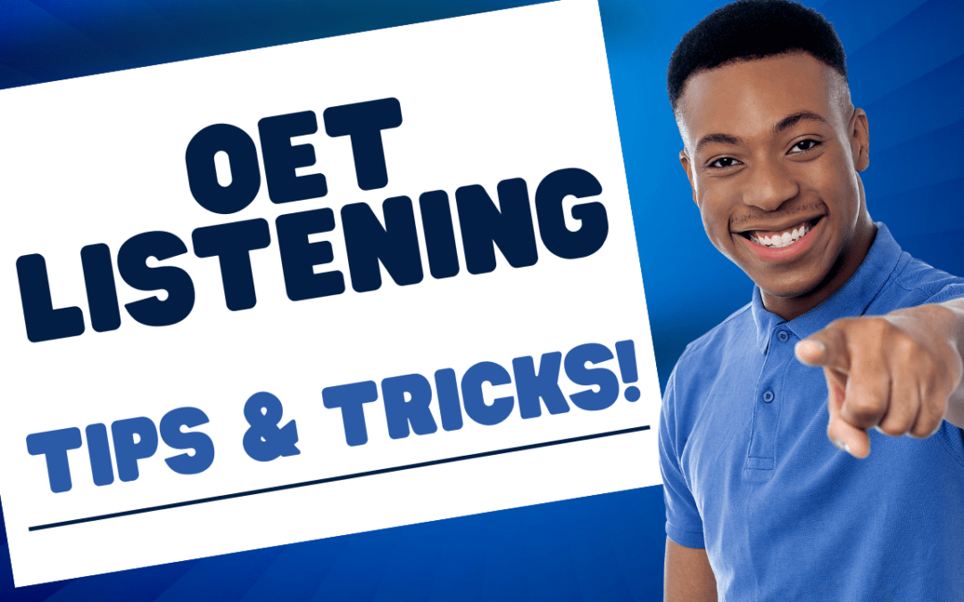 OET Listening Strategies(With Examples)!