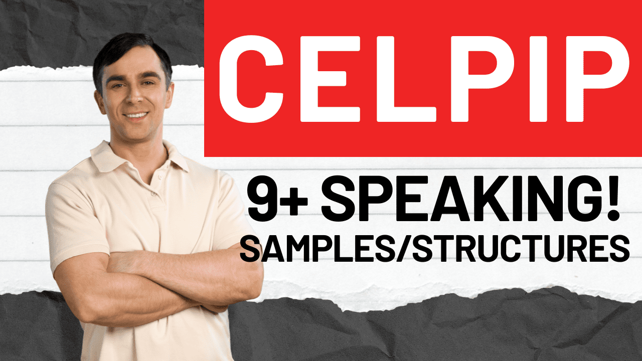 What you must say in order to receive a 9+ on the CELPIP speaking exam is explained in this blog. Take a look at this example and the analysis.