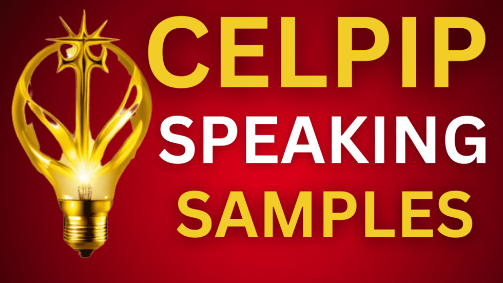 CELPIP Speaking Samples With Details! - HZad Education