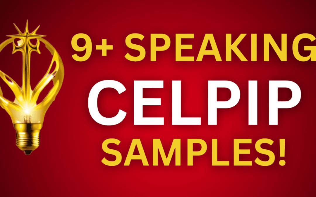 BEST CELPIP SPEAKING SAMPLE TASK 1 EXPLANATION