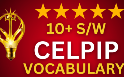 CELPIP WRITING AND SPEAKING VOCABULARY [New]