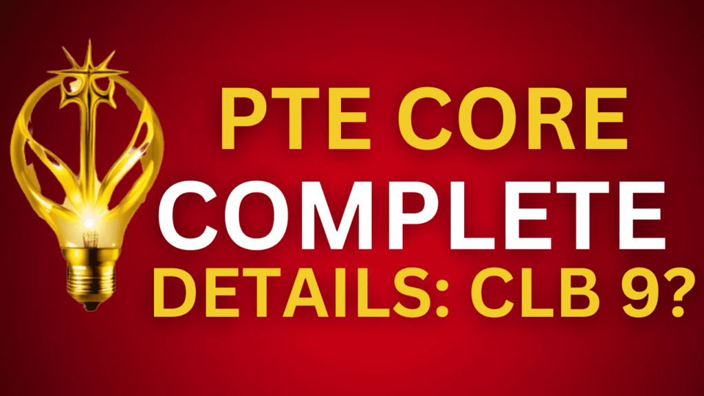 Everything you need to know about Immigration Canada's most recent statement regarding the PTE Core Test is covered in this blog.