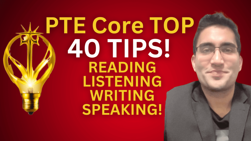 This site offers all the information you need to guarantee a successful score of CLB 9 or more, including with the top 40 PTE Core tips and tricks.