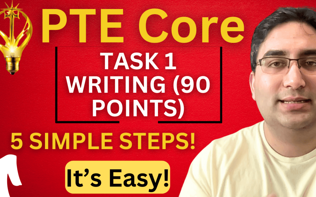 PTE Core Writing Part 1 Samples (5 Easy Steps)