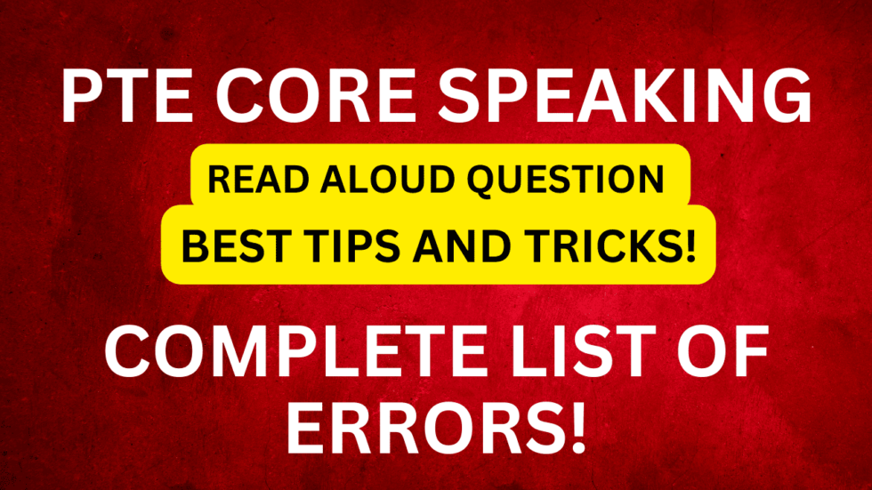 PTE Core Speaking (Read Aloud) Tips and Tricks! - HZad Education