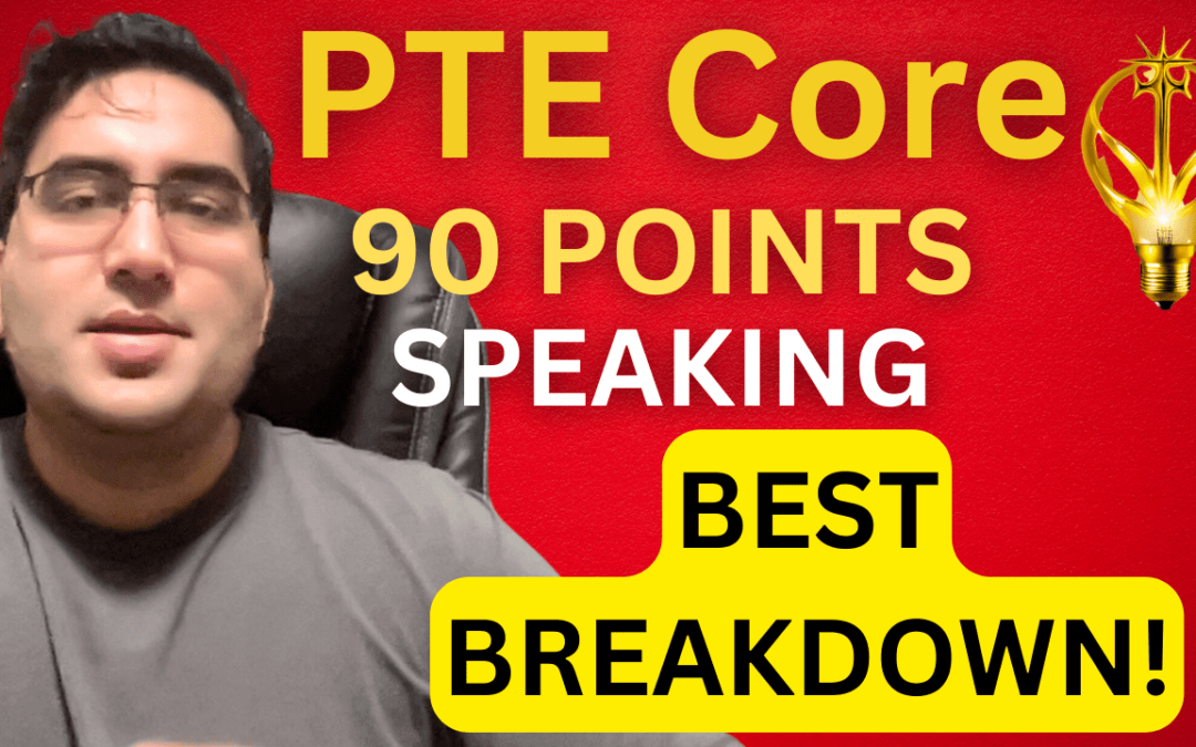 The Best PTE Core Speaking Explanation