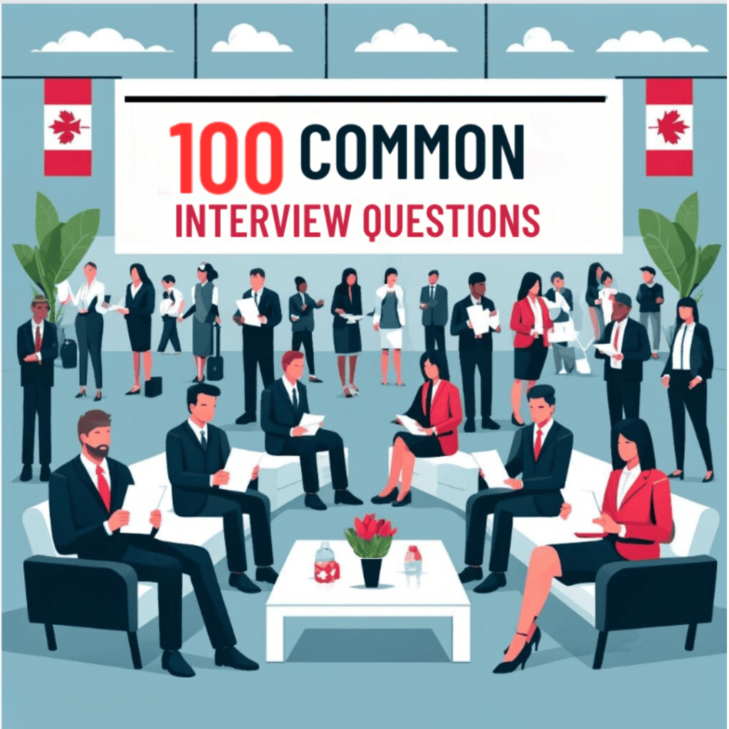 These 100 interview questions and their sample answers highlight what you can expect and what you should say! Give these answers to your employer to get the best chances of securing any job in Canada!