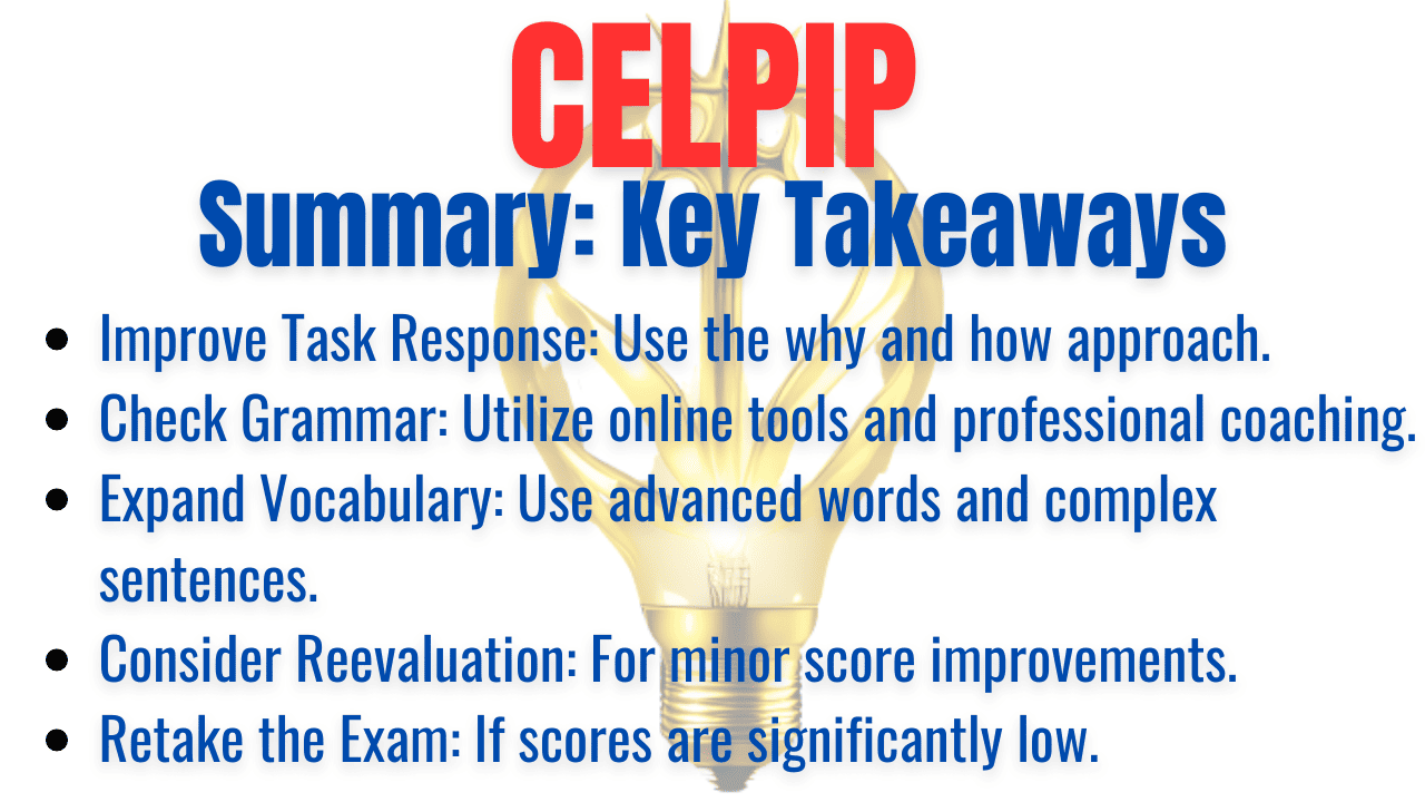 CELPIP reevaluation, another exam, training? Here are your questions answered on what to do next if you fail CELPIP.