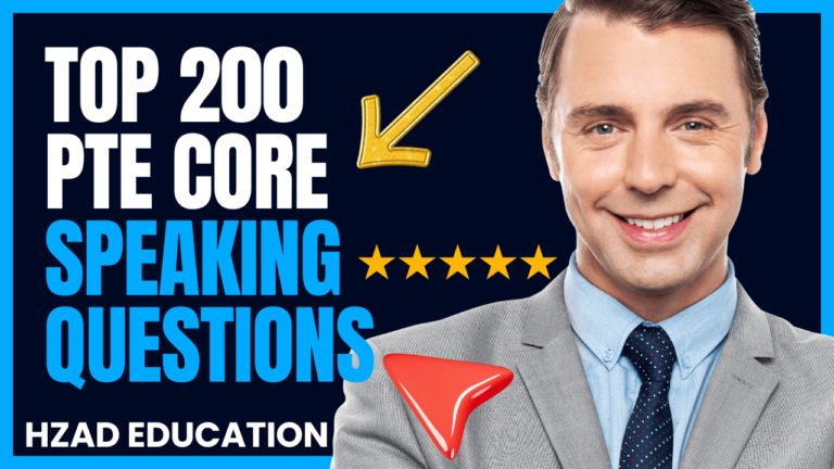 Prepare for the PTE Core Speaking exam with our 200 situation questions. Improve your speaking skills with tips, practice exercises, and expert strategies.
