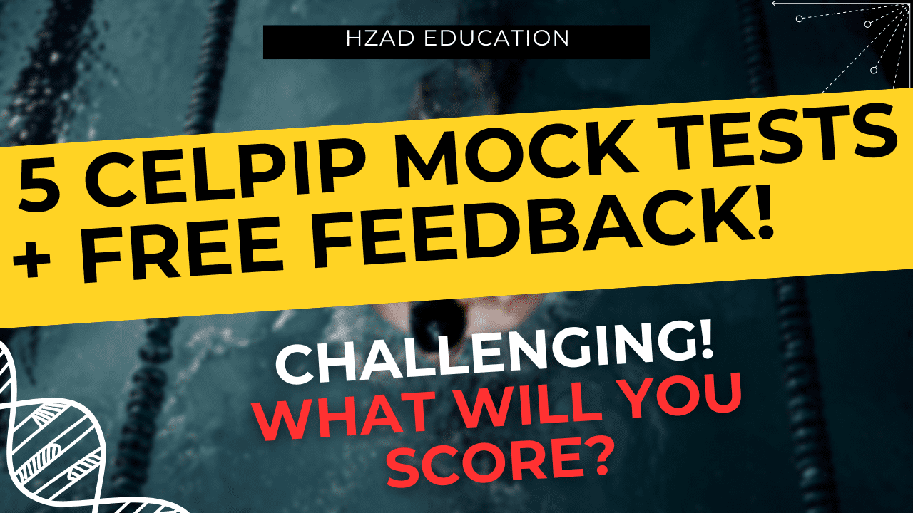 5 CELPIP MOCK TESTS!