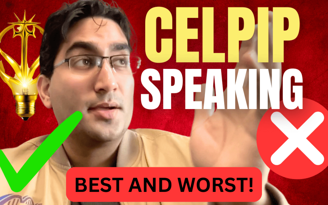 CELPIP Speaking Best Strategies