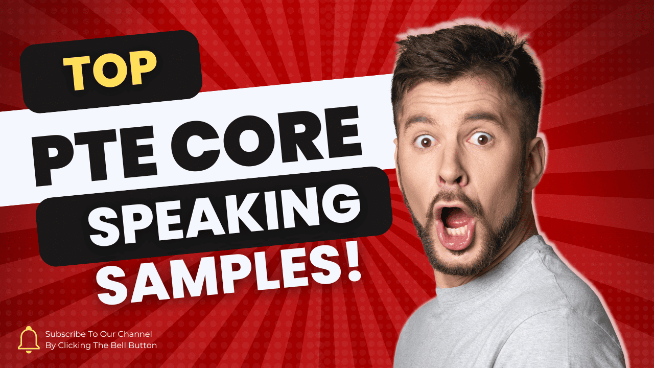 Explore PTE Core Speaking samples with answers! Get expert tips, templates, and strategies to ace your speaking tasks and achieve top scores.