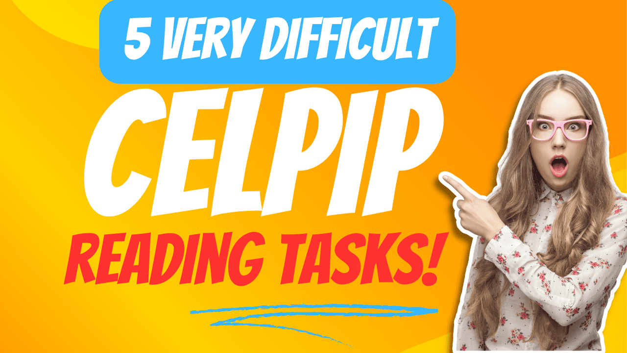 Challenge yourself with Part 4 CELPIP [HARD] Reading Tasks! These tests include complex passages and tough choices to boost your reading skills.