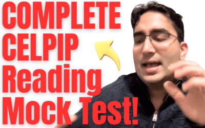 CELPIP Reading Complete Mock Test # 6