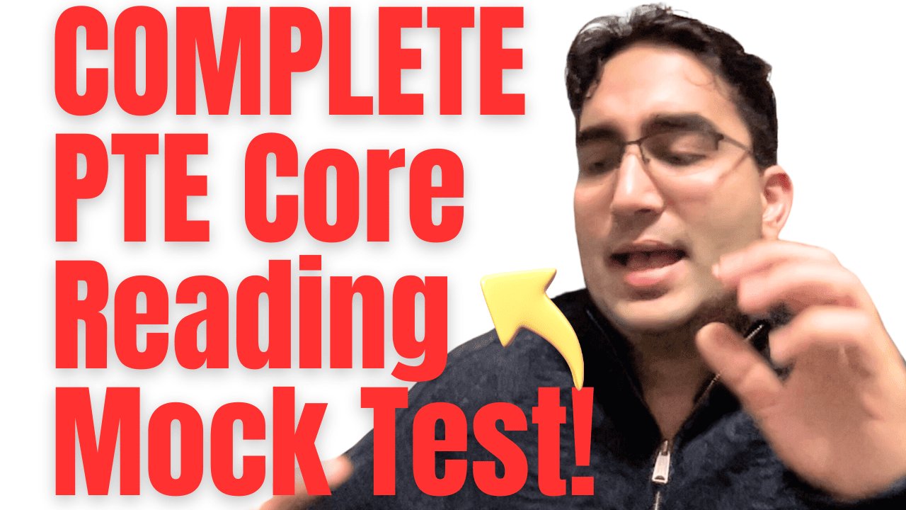 PTE Core Reading Mock Test