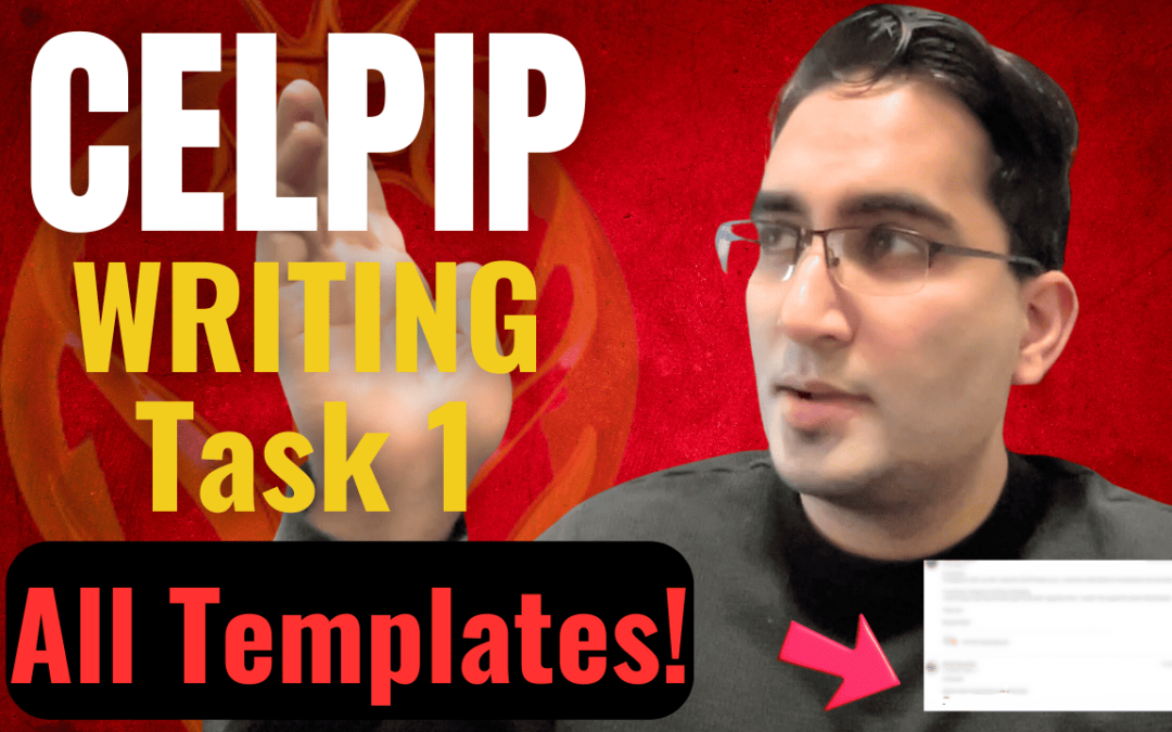 CELPIP Writing Task 1 Templates