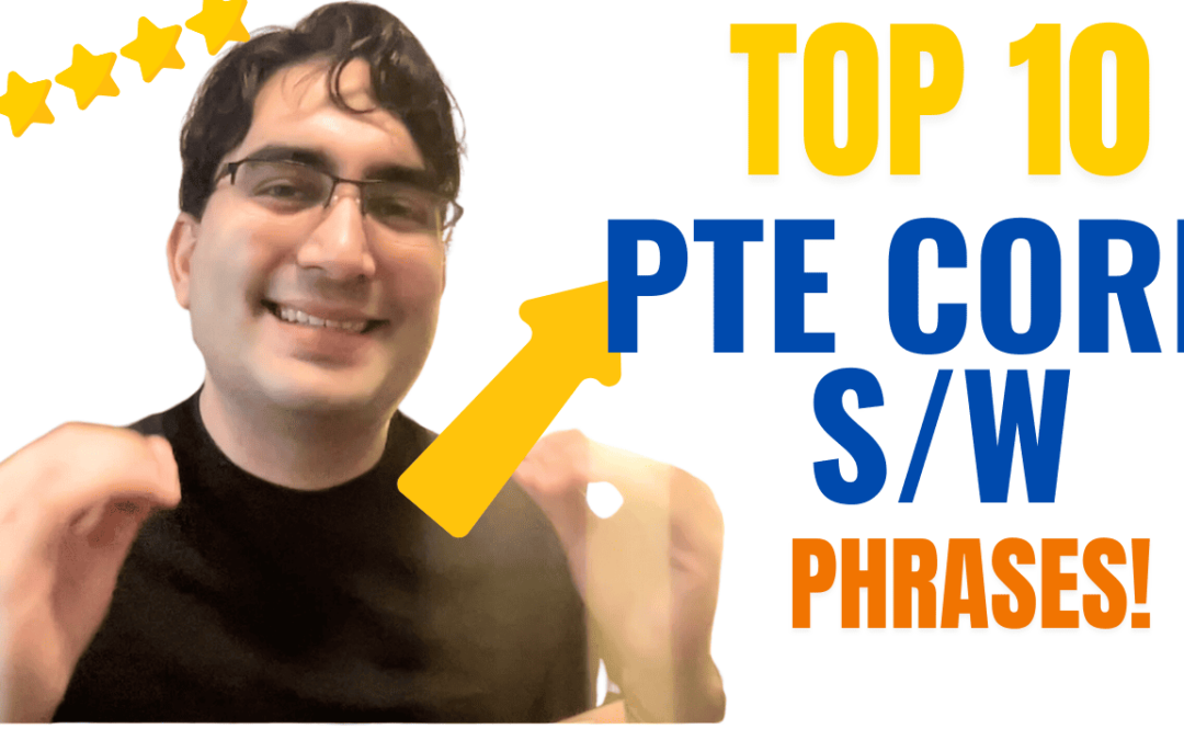 Top 10 Phrases for PTE Core Writing and Speaking