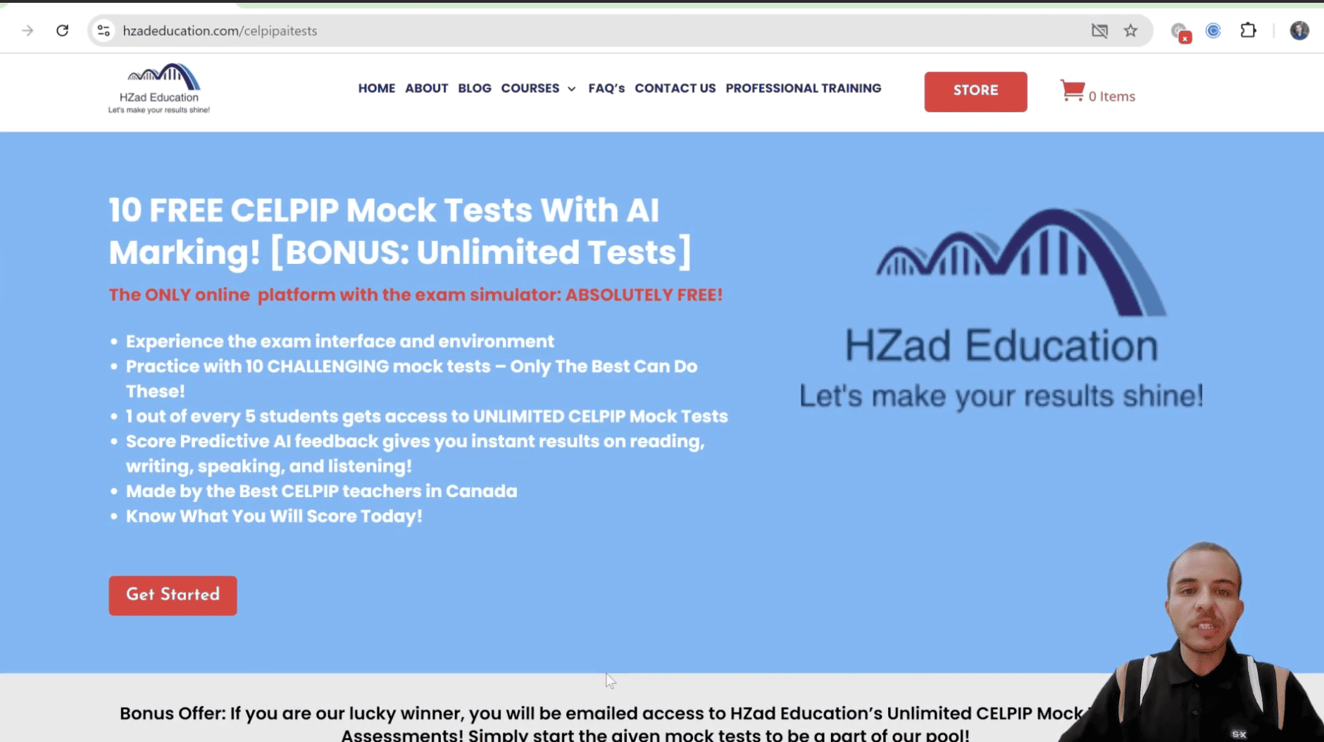 CELPIP Materials: Ace CELPIP for free! Get dozens of AI-scored mock tests with real exam difficulty & instant feedback. Start practicing today!