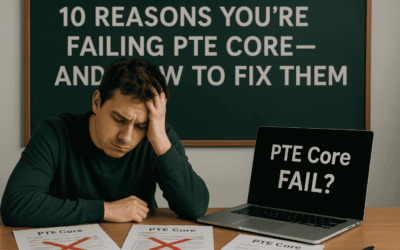 10 Reasons People Fail the PTE Core Exam