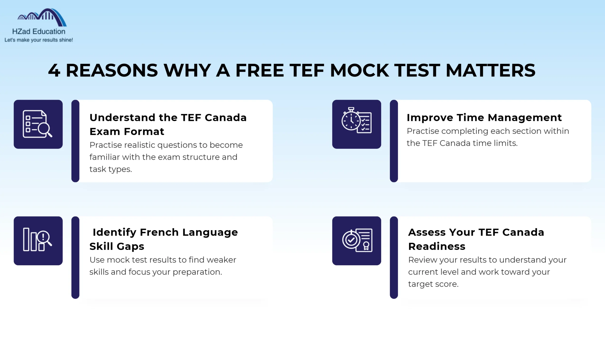 why use a tef mock test before the official exam