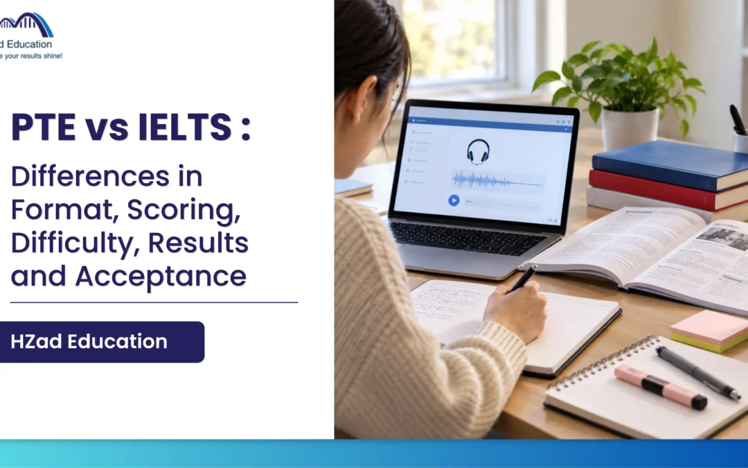 PTE vs IELTS: Differences in Format, Scoring, Difficulty, Results and Acceptance