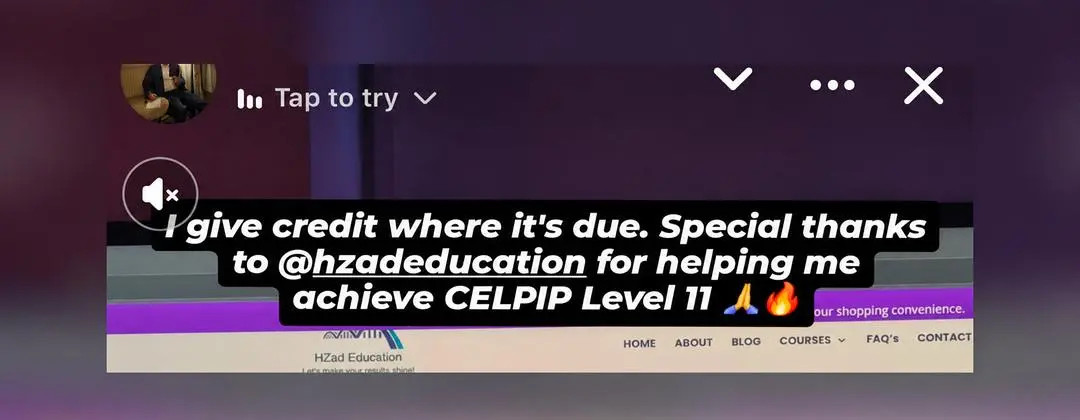 Student CELPIP result